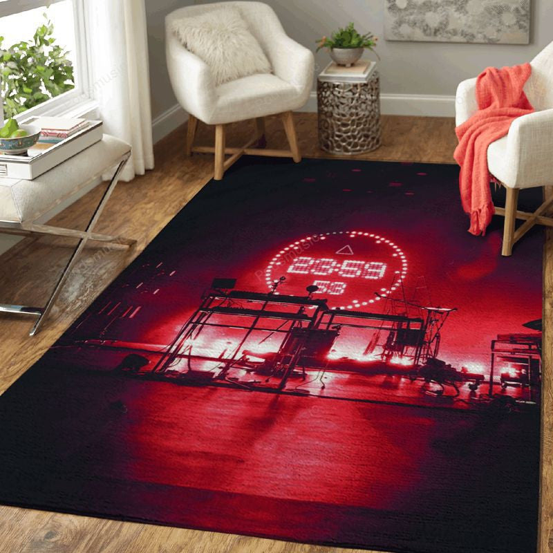Musik Red Fire Denkmäler Teppich, Teppiche - Outdoor Teppich, Teppich Wohnzimmer, Küchenteppich, Kinderzimmer, Modern