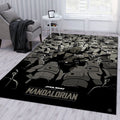 Mandalorianisches Baby Yoda Star Wars 102 Teppich, Teppiche - Outdoor Teppich, Teppich Wohnzimmer, Küchenteppich, Kinderzimmer, Modern