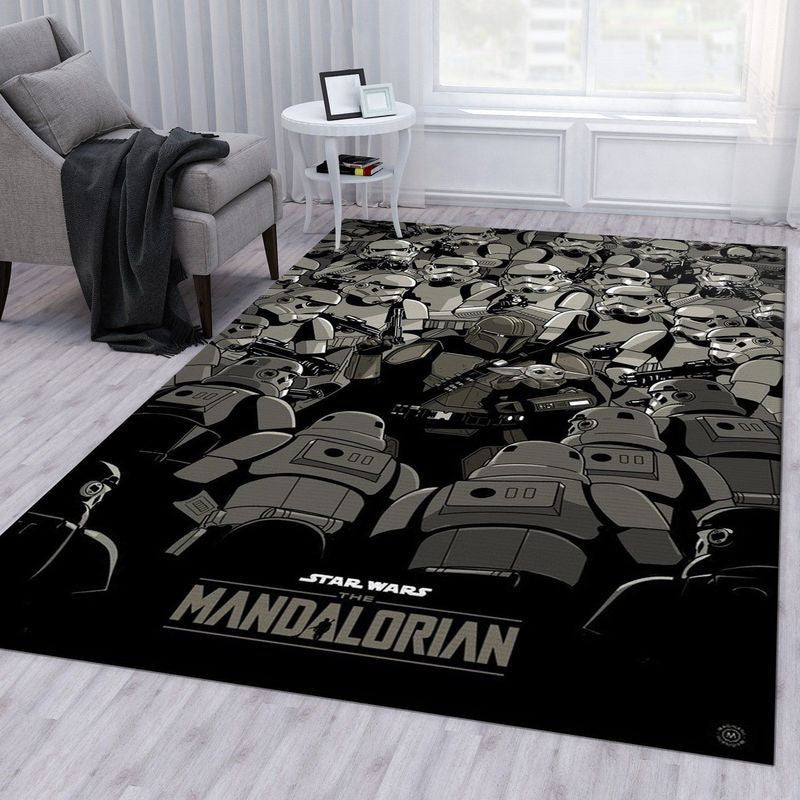 Mandalorianisches Baby Yoda Star Wars 102 Teppich, Teppiche - Outdoor Teppich, Teppich Wohnzimmer, Küchenteppich, Kinderzimmer, Modern