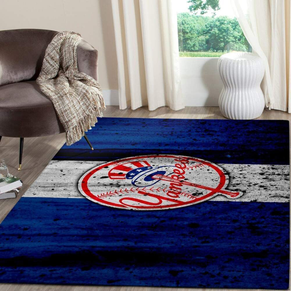New York Yankees Area Mlb Baseball Team Logo009 Teppich, Teppiche - Outdoor Teppich, Teppich Wohnzimmer, Küchenteppich, Kinderzimmer, Modern