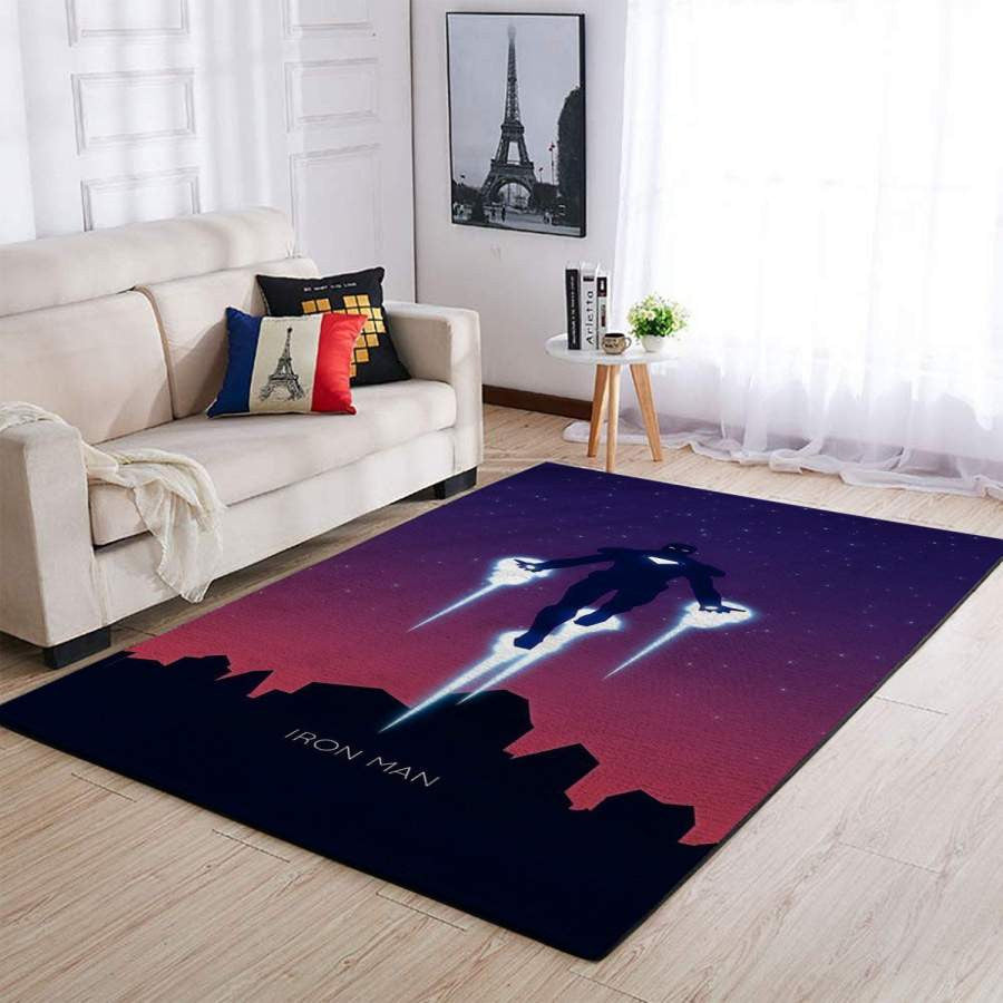 Iron Man Marvel Superheldenfilm Ofd 19091804 Teppich, Teppiche - Outdoor Teppich, Teppich Wohnzimmer, Küchenteppich, Kinderzimmer, Modern