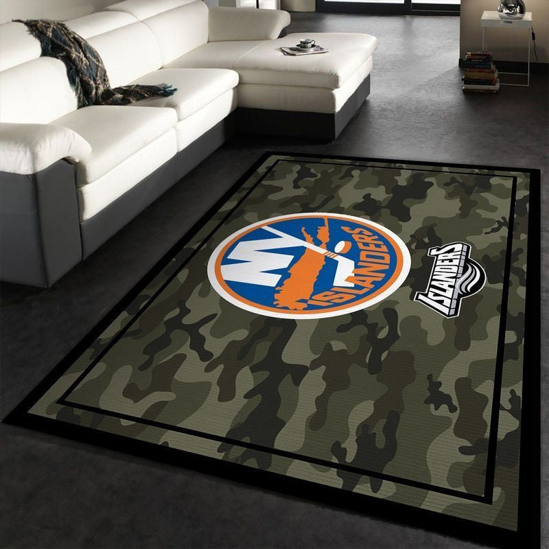 New York Islanders Nhl 2 Teppich, Teppiche - Outdoor Teppich, Teppich Wohnzimmer, Küchenteppich, Kinderzimmer, Modern
