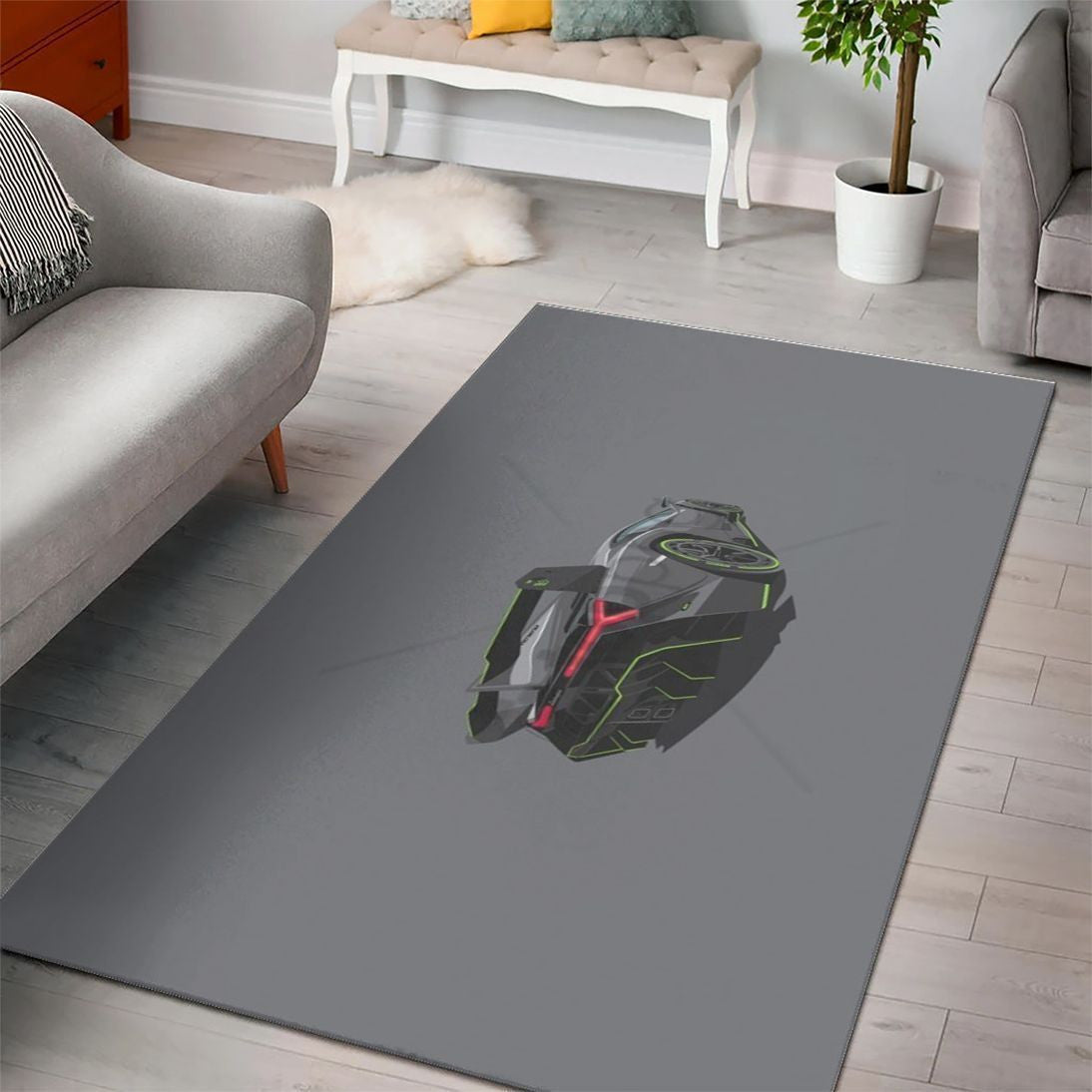 Lamborghini Veneno Cartoon Super Cars Fn200237 Bereich Teppich, Teppiche - Outdoor Teppich, Teppich Wohnzimmer, Küchenteppich, Kinderzimmer, Modern