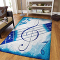 Musiknote Rb7A8E7E7546 Teppich, Teppiche - Outdoor Teppich, Teppich Wohnzimmer, Küchenteppich, Kinderzimmer, Modern