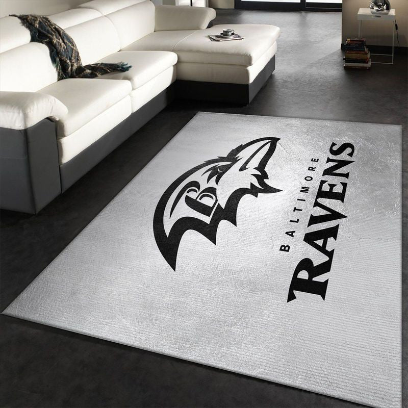 Baltimore Ravens NFL 24 Teppich, Teppiche - Outdoor Teppich, Teppich Wohnzimmer, Küchenteppich, Kinderzimmer, Modern