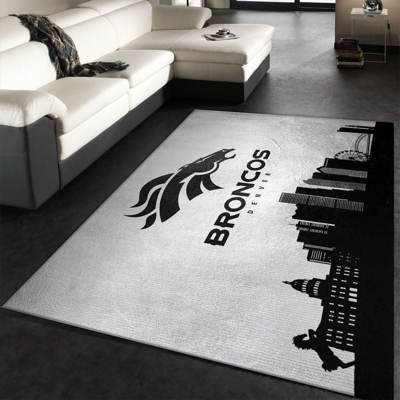 Denver Broncos NFL 31 Teppich, Teppiche - Outdoor Teppich, Teppich Wohnzimmer, Küchenteppich, Kinderzimmer, Modern