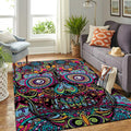 Boho detaillierter Schädel Ofd Bh190830 Teppich, Teppiche - Outdoor Teppich, Teppich Wohnzimmer, Küchenteppich, Kinderzimmer, Modern