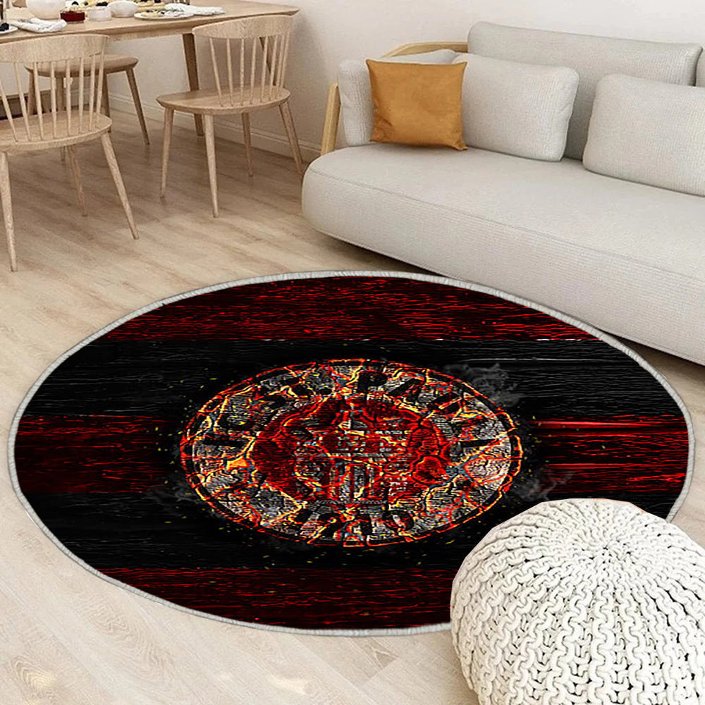 Pauli Fc Teppich Rund, Teppiche - Feuer Outdoor Teppich Rund, Bundesliga 2 Teppich Wohnzimmer, Carpet, Rug