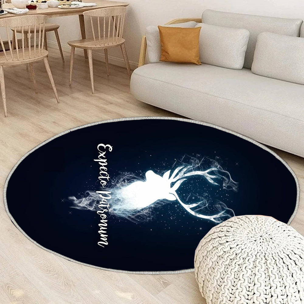 Magische Worte Teppich Rund, Teppiche - Harry Outdoor Teppich Rund, Töpfer Teppich Wohnzimmer, Carpet, Rug