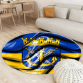 Solingen Flag Städte Deutschlands Teppich Rund, Teppiche - Europa Outdoor Teppich Rund, Flagge Von Solingen Teppich Wohnzimmer, Carpet, Rug