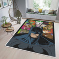 Batman und Schurken DC Comics Batman Teppich, Teppiche - Outdoor Teppich, Teppich Wohnzimmer, Küchenteppich, Kinderzimmer, Modern