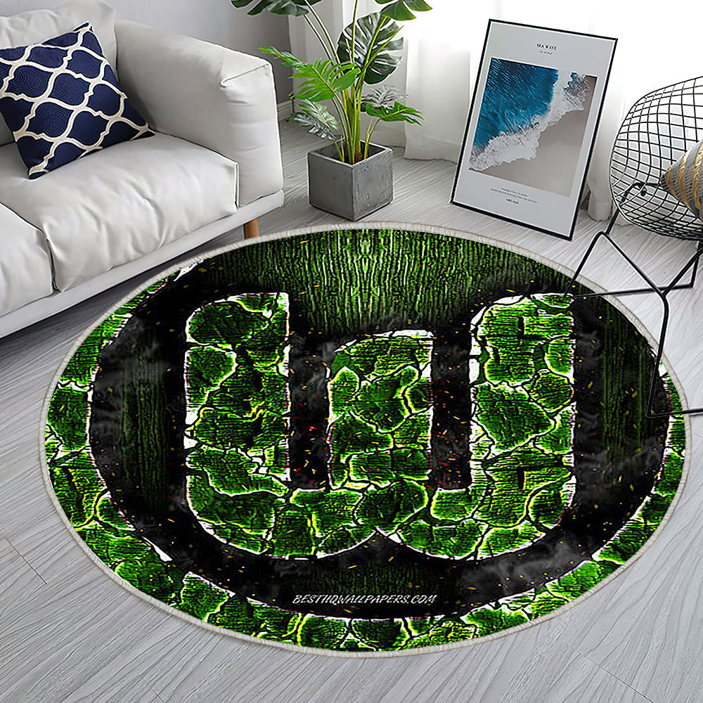 Wolfsburger Fc Teppich Rund, Teppiche - Versengt Outdoor Teppich Rund, Bundesliga Teppich Wohnzimmer, Carpet, Rug