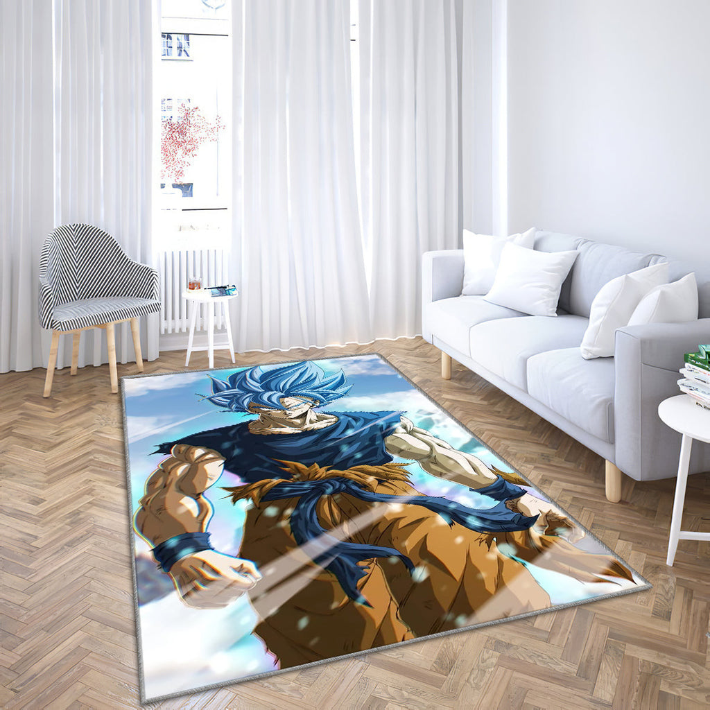 Son Goku Teppich, Teppiche - Ani Outdoor Teppich, Anime Teppich Wohnzimmer, Küchenteppich, Kinderzimmer, Modern