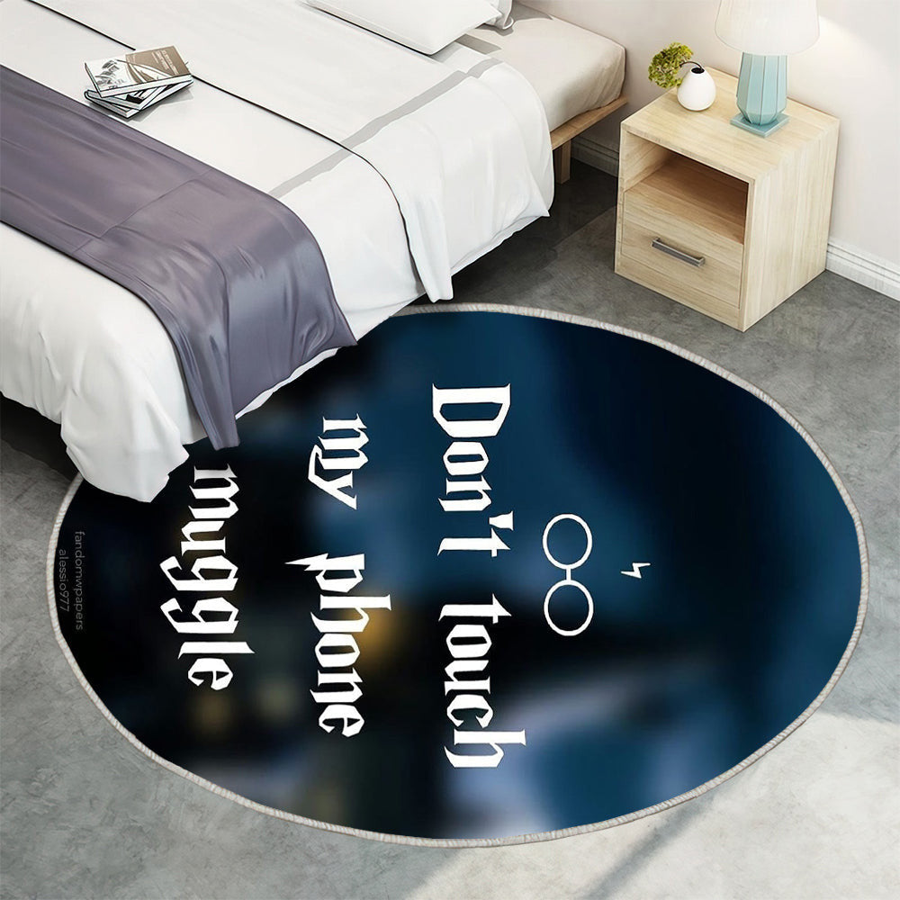 Harry Potter Teppich Rund, Teppiche - Bildschirm sperren Outdoor Teppich Rund, komisch Teppich Wohnzimmer, Carpet, Rug