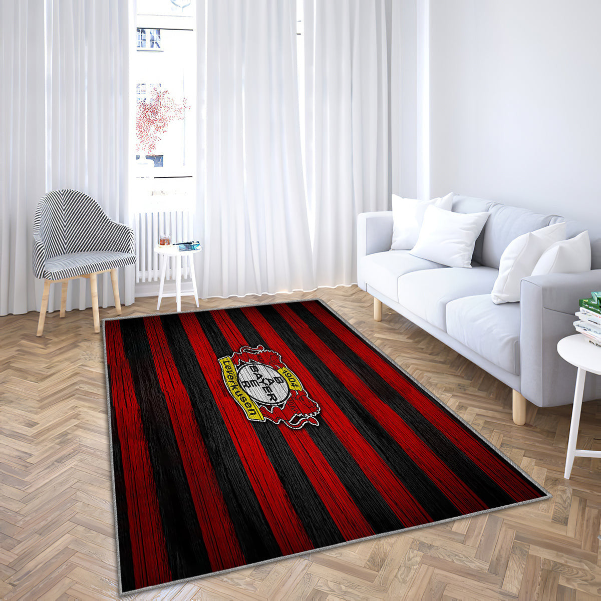 Bundesliga Bayer Leverkusen Teppich, Teppiche - Outdoor Teppich, Teppich Wohnzimmer, Küchenteppich, Kinderzimmer, Modern