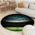 Stadion 001 Teppich Rund, Teppiche - Outdoor Teppich Rund, Teppich Wohnzimmer, Carpet, Rug