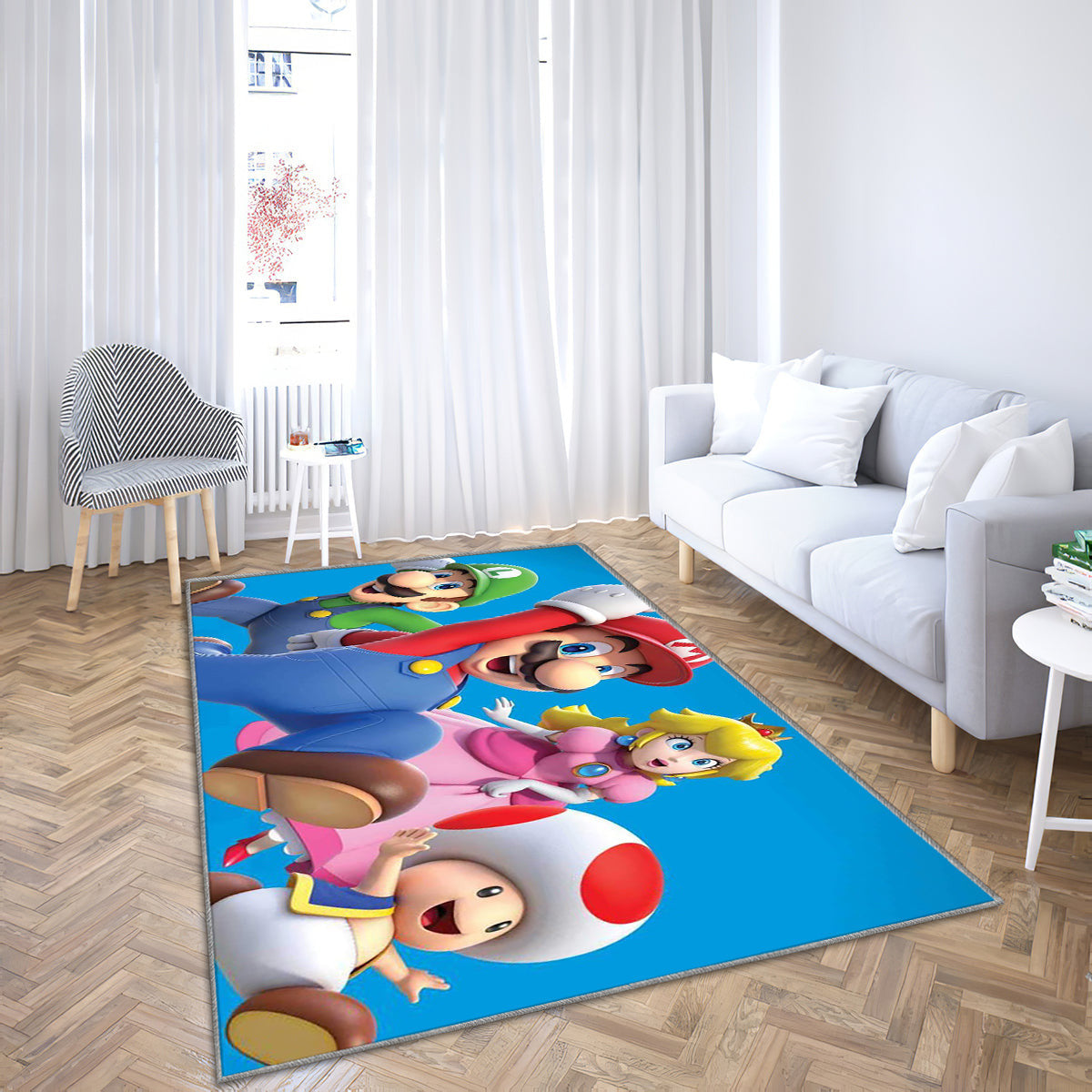 Super Mario Bros – Der Film wird auf 2023 verschoben Teppich, Teppiche - Outdoor Teppich, Teppich Wohnzimmer, Küchenteppich, Kinderzimmer, Modern