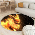 Anime Pokémon Teppich Rund, Teppiche - Outdoor Teppich Rund, Teppich Wohnzimmer, Carpet, Rug