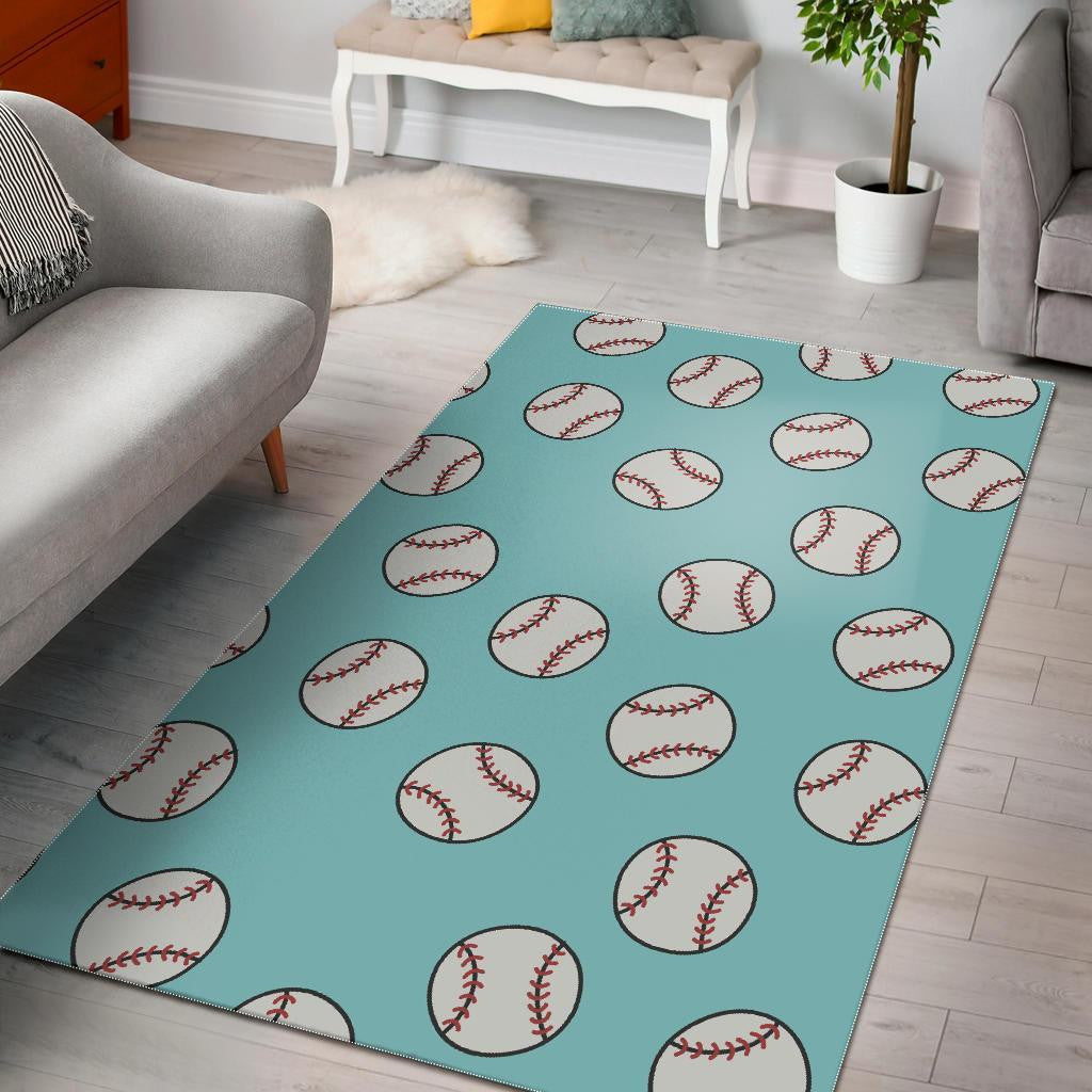 Baseball-Muster drucken Teppich, Teppiche - Outdoor Teppich, Teppich Wohnzimmer, Küchenteppich, Kinderzimmer, Modern