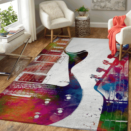 Gitarre 9 Musik für Fans Teppich, Teppiche - Outdoor Teppich, Teppich Wohnzimmer, Küchenteppich, Kinderzimmer, Modern