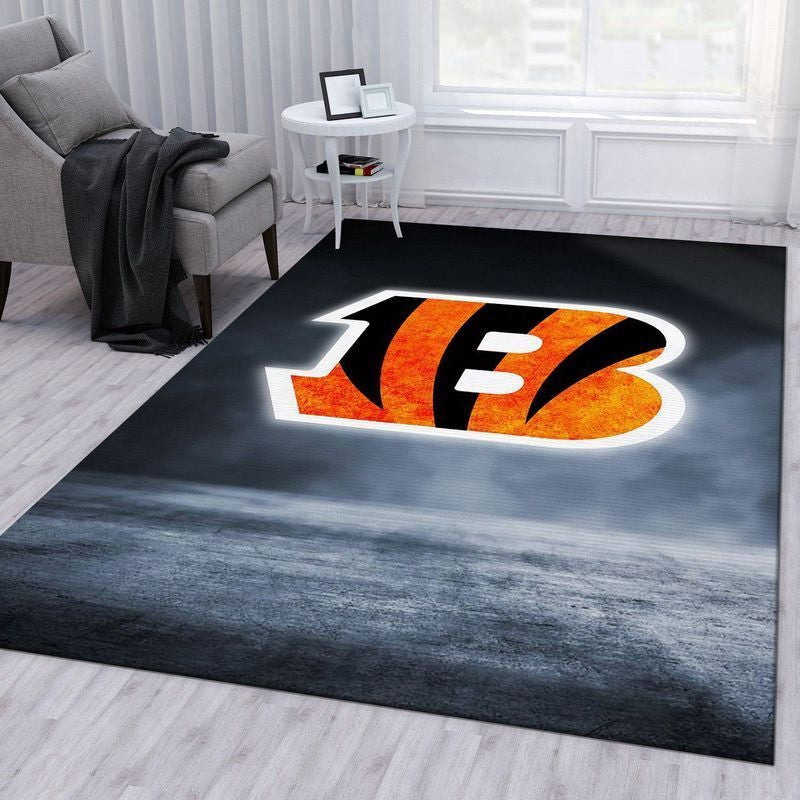Cincinnati Bengals Banner Nfl 18 Teppich, Teppiche - Outdoor Teppich, Teppich Wohnzimmer, Küchenteppich, Kinderzimmer, Modern
