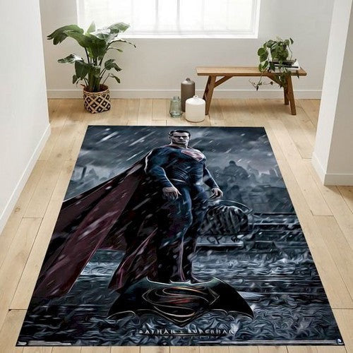 DC Comics Film Batman V Superman Superman Teppich, Teppiche - Outdoor Teppich, Teppich Wohnzimmer, Küchenteppich, Kinderzimmer, Modern