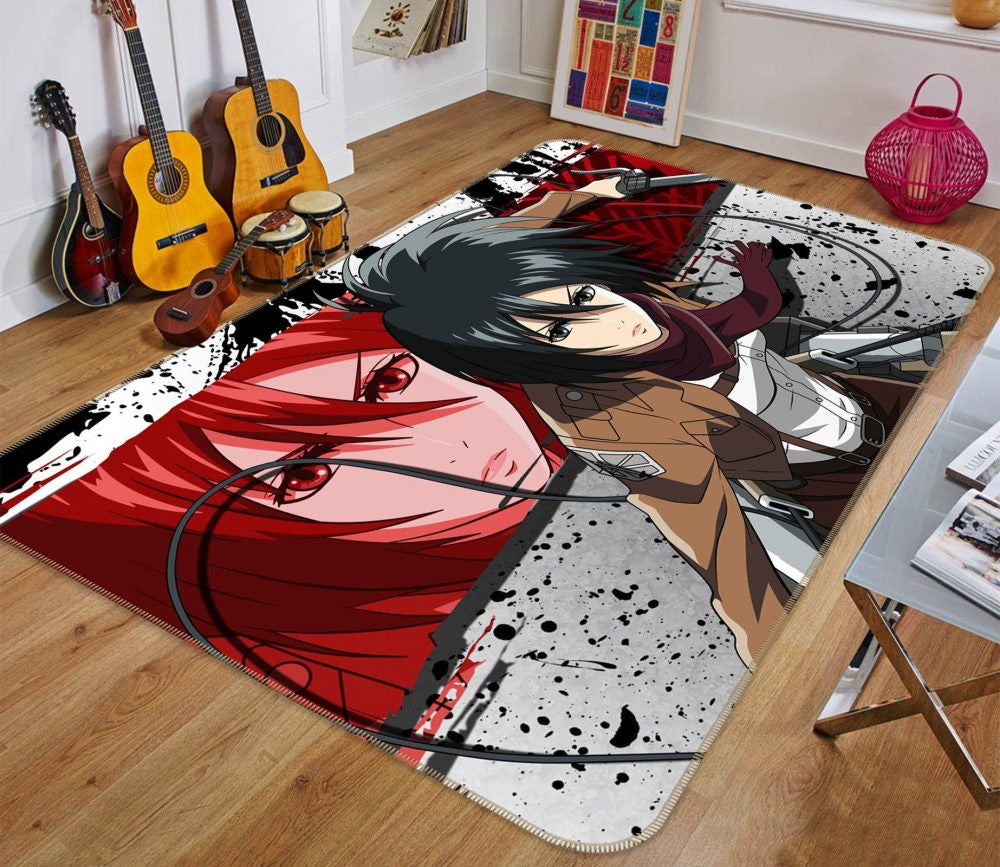 Angriff auf Titan Anime 31 Teppich, Teppiche - Outdoor Teppich, Teppich Wohnzimmer, Küchenteppich, Kinderzimmer, Modern