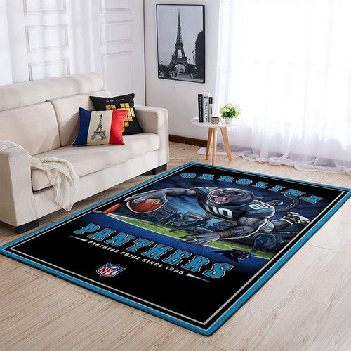 Carolina Panthers Gebiet Nr. 2392 Teppich, Teppiche - Outdoor Teppich, Teppich Wohnzimmer, Küchenteppich, Kinderzimmer, Modern