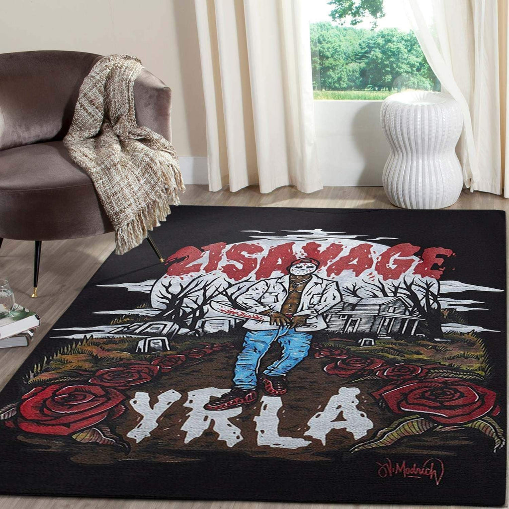 21 Savage Rapper Area Weihnachtsgeschenk Teppich, Teppiche - Outdoor Teppich, Teppich Wohnzimmer, Küchenteppich, Kinderzimmer, Modern
