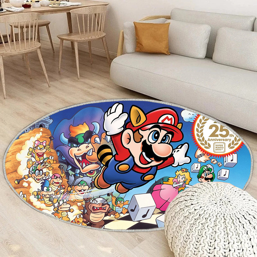 25 jähriges Jubiläum des Superhelden Teppich Rund, Teppiche - Outdoor Teppich Rund, Teppich Wohnzimmer, Carpet, Rug