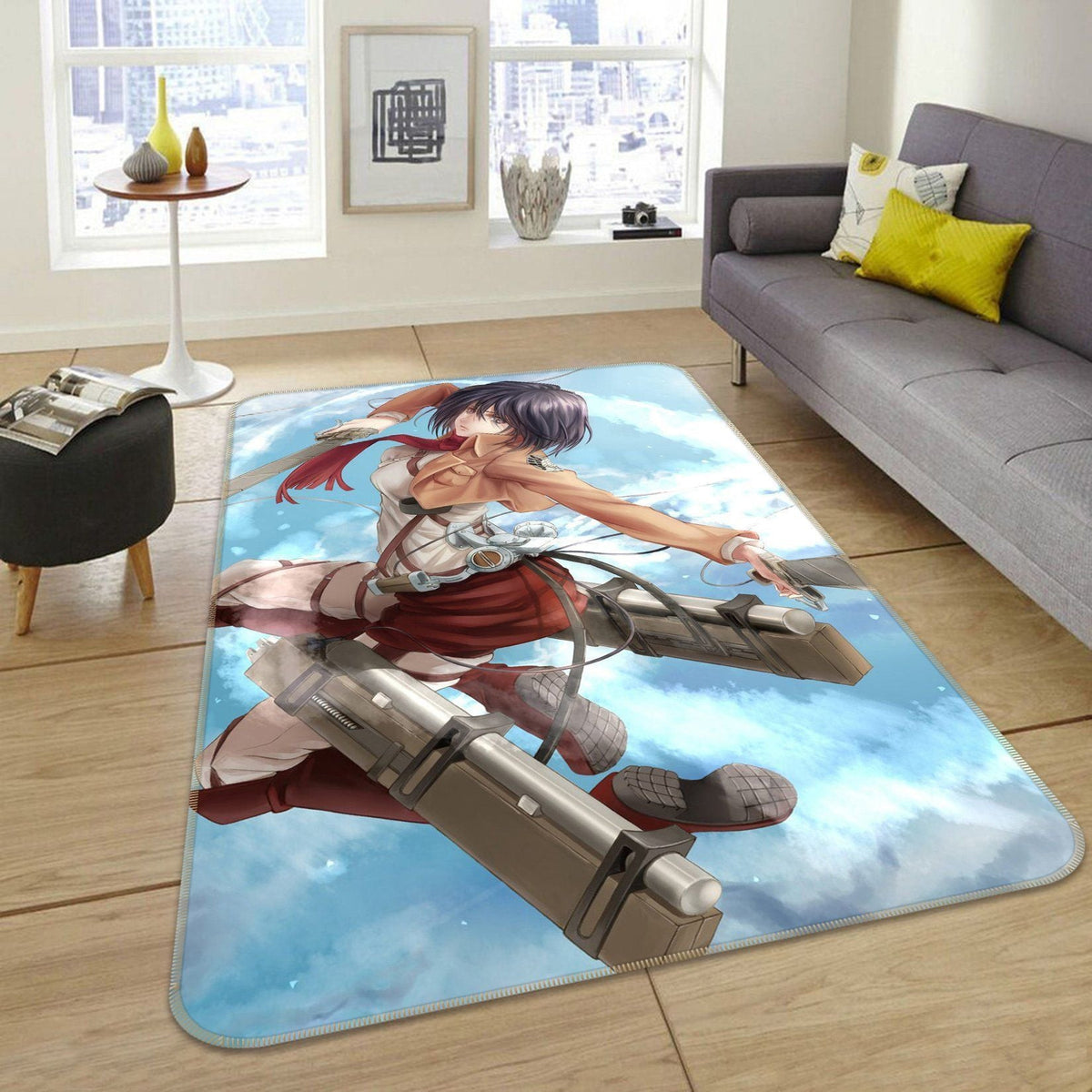 Angriff auf Titan Anime 47 Teppich, Teppiche - Outdoor Teppich, Teppich Wohnzimmer, Küchenteppich, Kinderzimmer, Modern