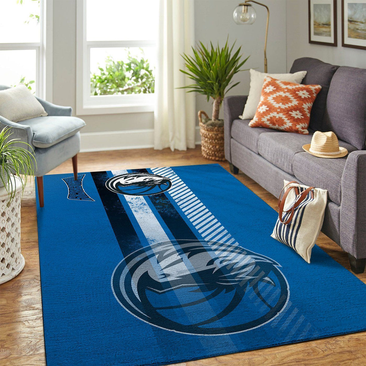 Dallas Mavericks Nba Area Team Logo Sport Teppich, Teppiche - Outdoor Teppich, Teppich Wohnzimmer, Küchenteppich, Kinderzimmer, Modern