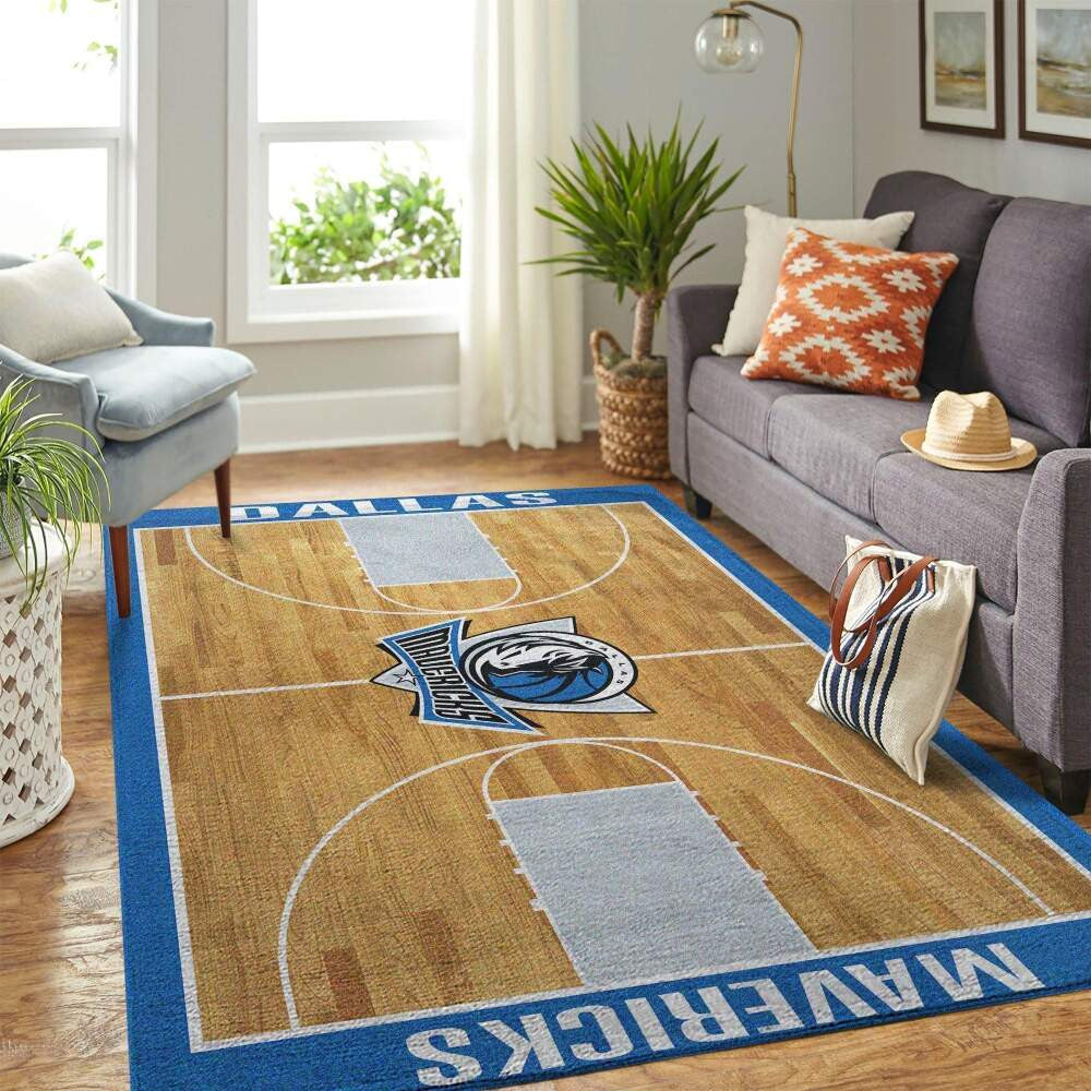 Dallas Mavericks Area NBA-Basketballteam Logo001 Teppich, Teppiche - Outdoor Teppich, Teppich Wohnzimmer, Küchenteppich, Kinderzimmer, Modern