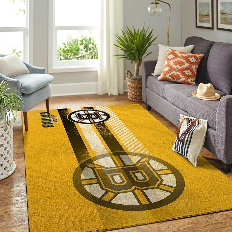 Boston Bruins-Bereich Mlb-Baseballteam-Logo Teppich, Teppiche - Outdoor Teppich, Teppich Wohnzimmer, Küchenteppich, Kinderzimmer, Modern