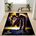 Barry Allen Flash DC Comics Tv Das Flash-Porträt Teppich, Teppiche - Outdoor Teppich, Teppich Wohnzimmer, Küchenteppich, Kinderzimmer, Modern