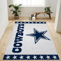 Dallas Cowboys Banner Nfl Logobereich für Geschenk Teppich, Teppiche - Outdoor Teppich, Teppich Wohnzimmer, Küchenteppich, Kinderzimmer, Modern