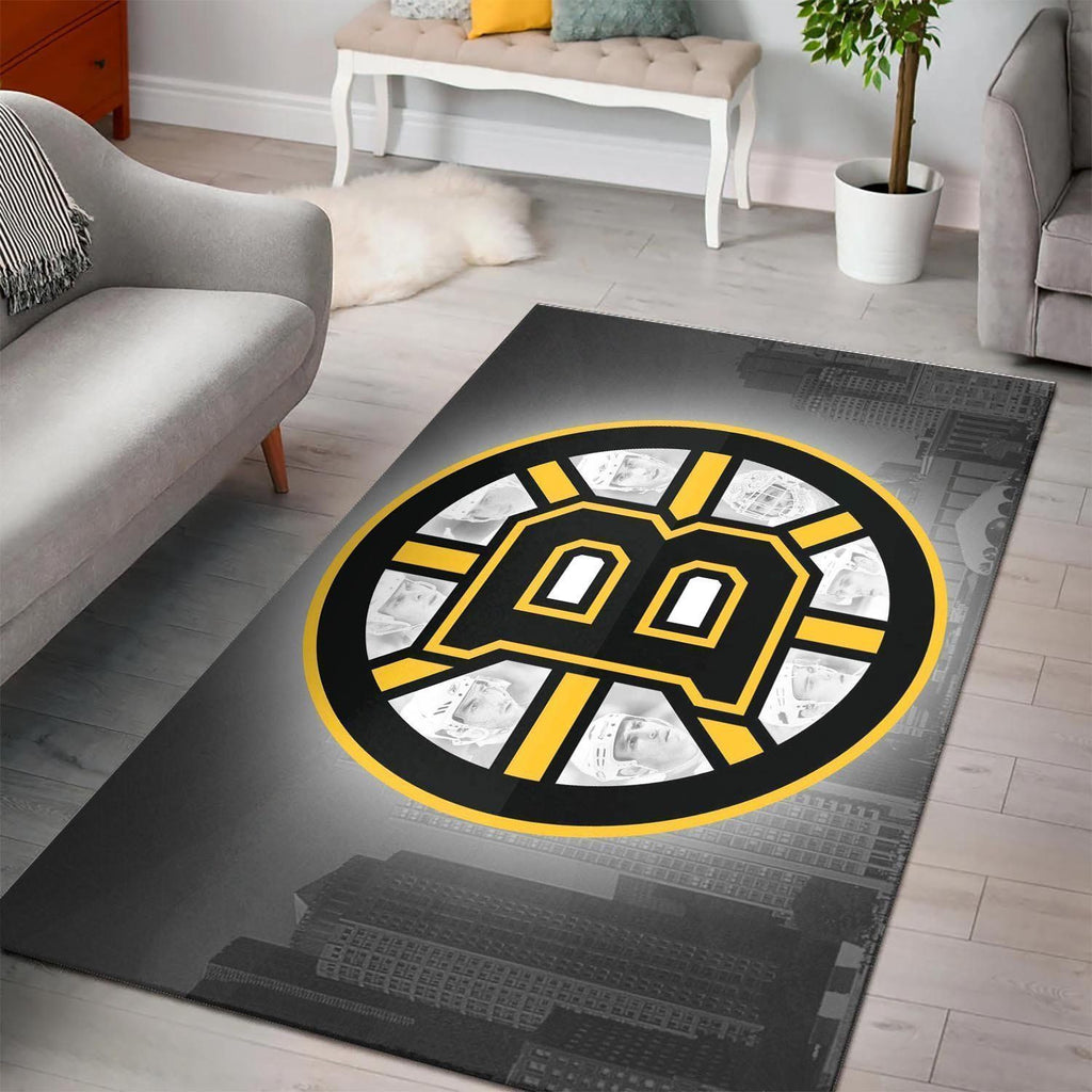Boston Bruins-Bereich Nhl Hockey4 Teppich, Teppiche - Outdoor Teppich, Teppich Wohnzimmer, Küchenteppich, Kinderzimmer, Modern