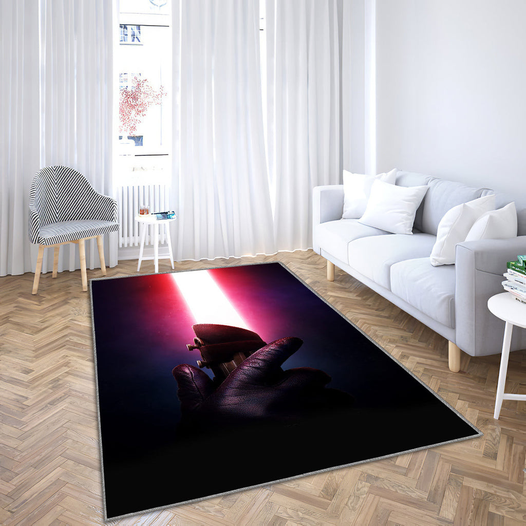 rotes Lichtschwert Teppich, Teppiche - Anakin Outdoor Teppich, Kerze Teppich Wohnzimmer, Küchenteppich, Kinderzimmer, Modern
