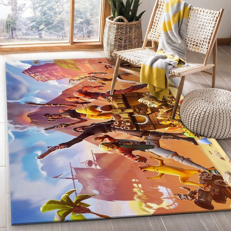 Fortnite Gaming 40 Teppich, Teppiche - Outdoor Teppich, Teppich Wohnzimmer, Küchenteppich, Kinderzimmer, Modern