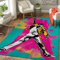 Freddie Mercury Music Ofd 191012 Teppich, Teppiche - Outdoor Teppich, Teppich Wohnzimmer, Küchenteppich, Kinderzimmer, Modern