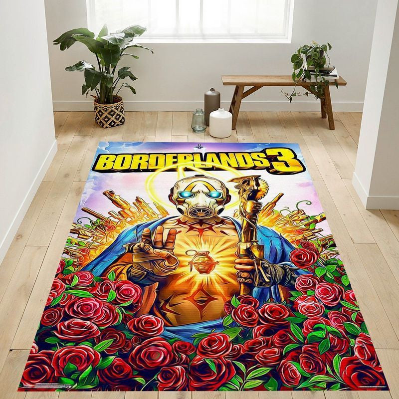 Borderlands 3-Schlüssel Teppich, Teppiche - Outdoor Teppich, Teppich Wohnzimmer, Küchenteppich, Kinderzimmer, Modern