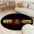 Atlético Madrid gegen RB Salzburg Teppich Rund, Teppiche - Outdoor Teppich Rund, Teppich Wohnzimmer, Carpet, Rug