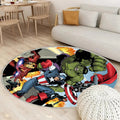 Avengers Farben 2 Teppich Rund, Teppiche - Outdoor Teppich Rund, Teppich Wohnzimmer, Carpet, Rug