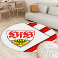 Vfb Stuttgart Fc Materialdesign Teppich Rund, Teppiche - Emblem Outdoor Teppich Rund, Deutscher Fußballverein Teppich Wohnzimmer, Carpet, Rug