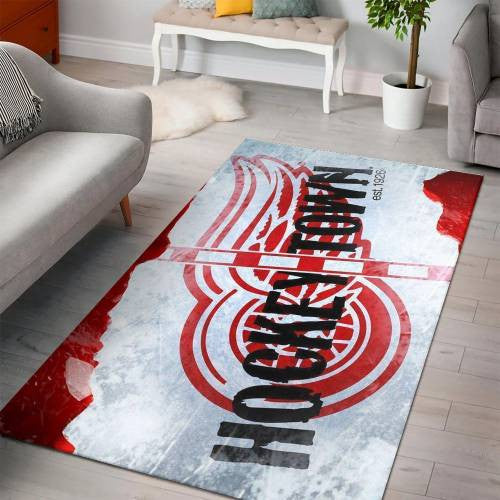 Detroit Red Wings Bereich Nhl Hockey20022114 Teppich, Teppiche - Outdoor Teppich, Teppich Wohnzimmer, Küchenteppich, Kinderzimmer, Modern