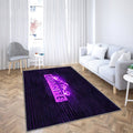 Fortnite violettes Logo violette Ziegelwand Teppich, Teppiche - Outdoor Teppich, Teppich Wohnzimmer, Küchenteppich, Kinderzimmer, Modern