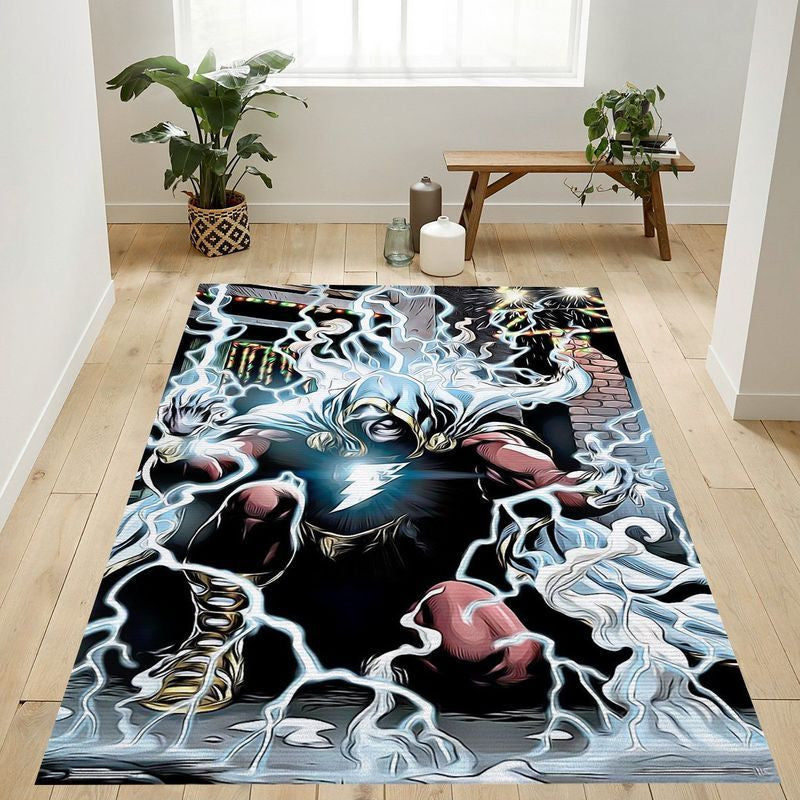 DC Comics Film Shazam Lightning Teppich, Teppiche - Outdoor Teppich, Teppich Wohnzimmer, Küchenteppich, Kinderzimmer, Modern