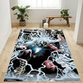DC Comics Film Shazam Lightning Teppich, Teppiche - Outdoor Teppich, Teppich Wohnzimmer, Küchenteppich, Kinderzimmer, Modern