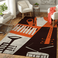 Artwork Jazzmusik für Fans Teppich, Teppiche - Outdoor Teppich, Teppich Wohnzimmer, Küchenteppich, Kinderzimmer, Modern