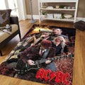 AC Dc Legend Rock Band Musikmitglied, das heute auftritt Teppich, Teppiche - Outdoor Teppich, Teppich Wohnzimmer, Küchenteppich, Kinderzimmer, Modern